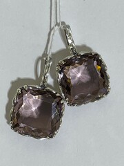 Ретро (серьги из серебра)