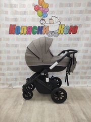 Коляска модульная 3в1 Farfello Molly Trio бежевый