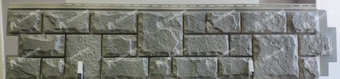 Фасадная панель Гранд Лайн Я-ФАСАД Камень Графит 1407х327 мм