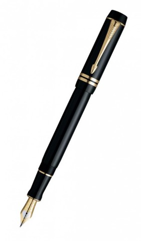 Ручка перьевая Parker Duofold F77 Centennial Black GT (S0690330)