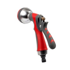 Пистолет поливочный QUATTRO ELEMENTI 7-ми режимный, металл + мягкий пластик (Арт. 646-157)