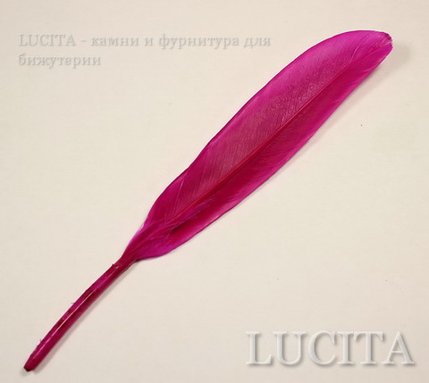 Перо декоративное (цвет- розовый) 10-15 см , 10 шт ()