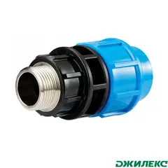 Муфта соединительная Джилекс комбинированная с наружной трубной резьбой ПРО 32x1”П