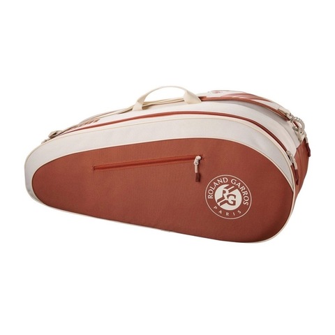 Теннисная сумка Wilson TEAM 6PK ROLAND GARROS 2025 CREAM/CLAY (6 ракеток)