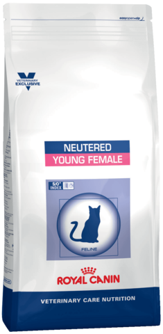 Royal Canin ВКН Neutered Young Female диета для стерелизованных кошек до 7 лет 400г