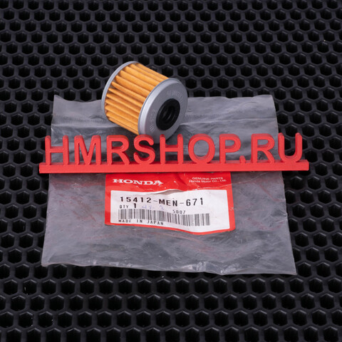 Honda Фильтр масляный CRF 150 CRF 250 CRF 450 TRX 450 15412-MEN-671 аналоги 15412-MEB-671