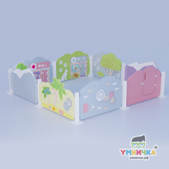 Модульный игровой манеж «Яслиград»