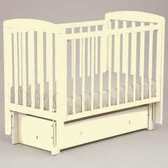 АБ 16.3  "Ромашка"  кровать детская  маятн. прод. качания (орех темный 35)