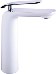 Смеситель для умывальника монолитный, высокий для накладной раковины – LM4909CW, Серия MELANGE