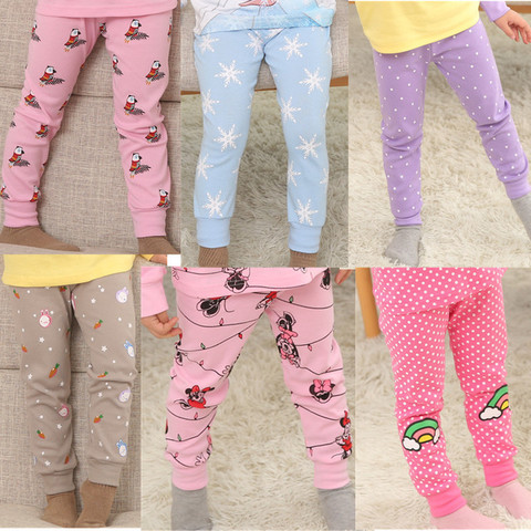 Тонкие детские пижамные штанишки для девочки