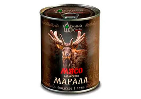 Мясо марала томленое в печи, 338г