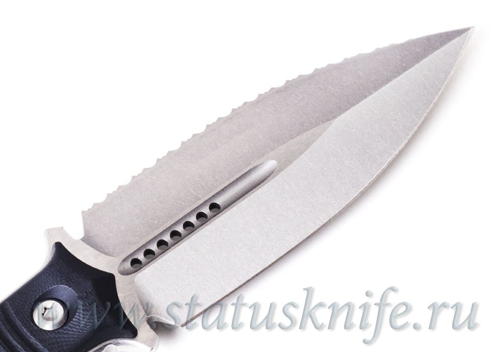 Нож Microtech Borka SBD 201-12 Stonewashed Serrated