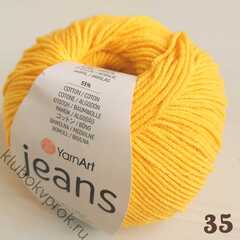 YARNART JEANS 35, Желтый