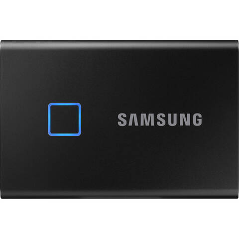 Внешний SSD Samsung 2TB T7 Touch Portable SSD (Black) черный