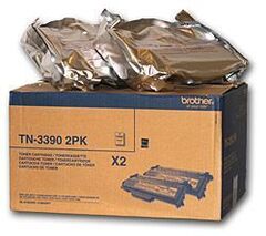 Brother TN-3390TWIN - Двойная упаковка тонер-картриджей TN-3390 для Brother HL6180DW/DCP8250DN/MFC8950DW (12000стр х 2)