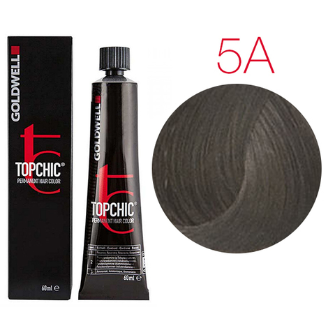 Goldwell Topchic 5A (светло-пепельно-коричневый) - Стойкая крем-краска