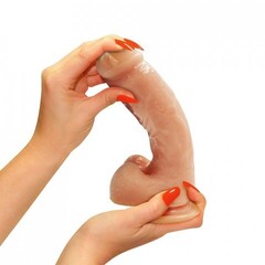 Фаллоимитатор на присоске My Extaz, телесный, 17x3,5 см