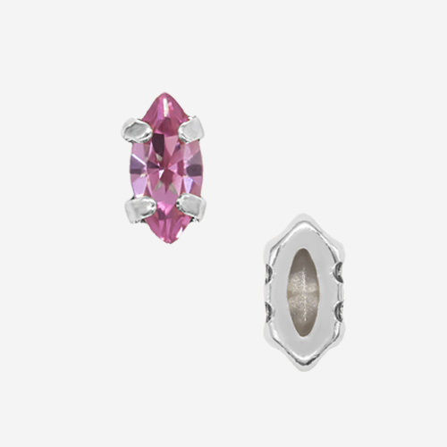 Кристалл Маркиз (Marquise Fancy Stone) в цапах, оттенок 