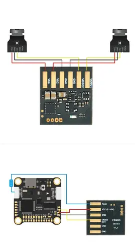 Плата переключения FPV камер Foxeer 2CH Video Switcher
