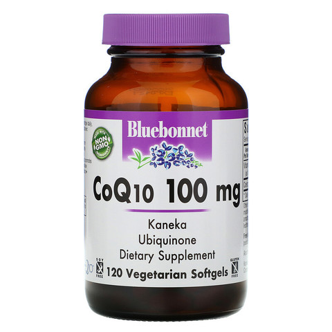 Bluebonnet Nutrition, CoQ10, 100 мг, 120 желатиновых капсул