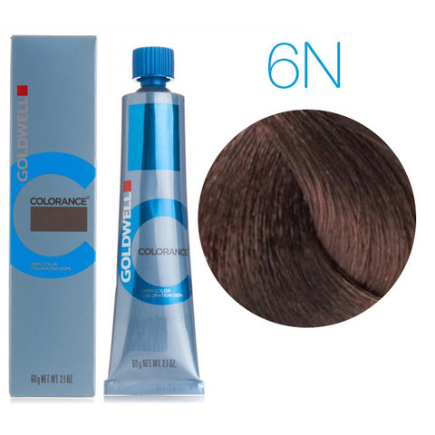 Goldwell Colorance 6N (темно-русый) - тонирующая крем-краска