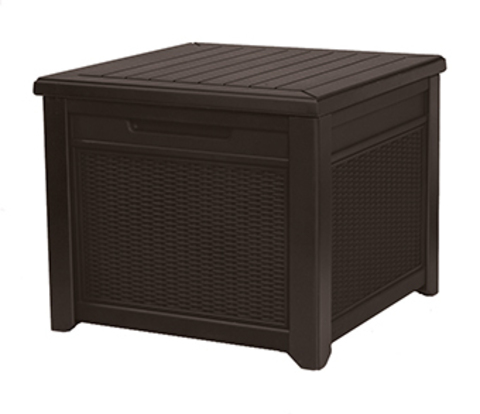 Квадратный сундук Keter Cube Rattan 208л коричневый