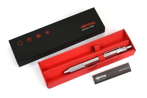 Ручка многофункциональная Rotring 600 Trio Pen, Matte Silver, 0,5 mm (2164109)