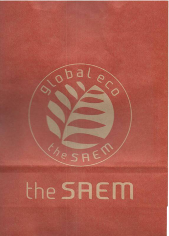 The Saem Bag Пакет (Store Sundries)Kraft Shopping Bag (M)