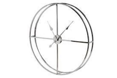 79MAL-5316-76NI Часы настенные цвет хром d76см