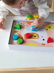 Деревянная мозаика для малышей 