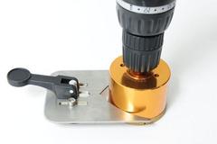 Кондуктор для сверления ПРАКТИКА от 14 до 70 мм, для алмазных коронок, металлический (771-411)