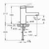 Смеситель для раковины однорычажный Vitra Pure A41260EXP