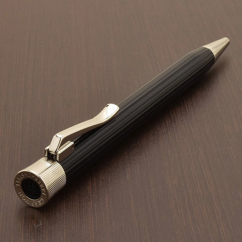 Ручка шариковая Graf von Faber-Castell Intuition Platino Fluted Black