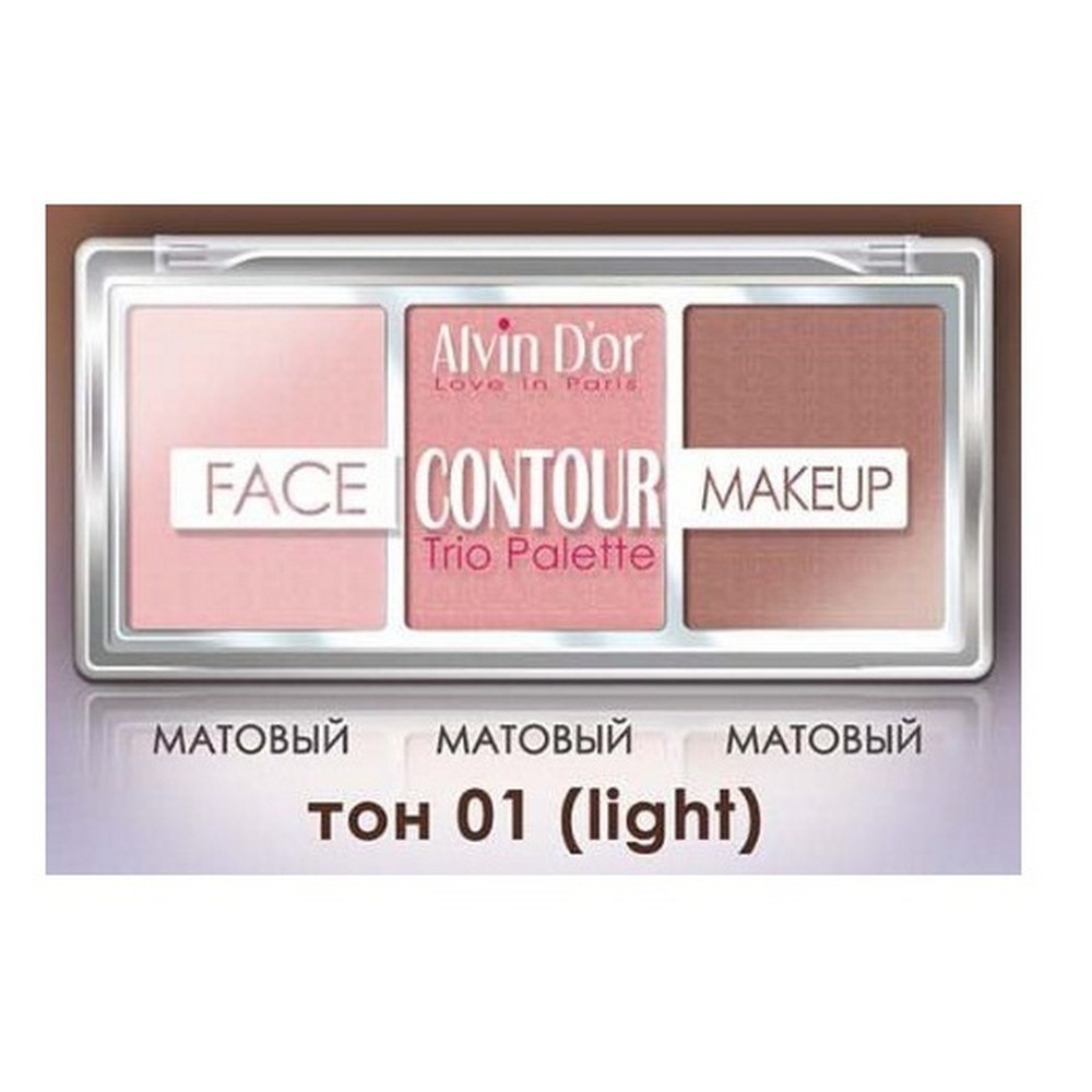 Палетка для лица Face Contour 3в1