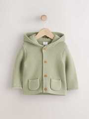 Кардиган с капюшоном для малышей Next Q61-222, Салатовый