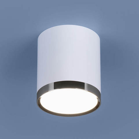 Накладной потолочный светодиодный светильник Elektrostandard DLR024 6W белый матовый