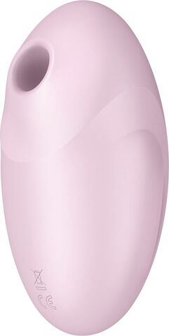 Розовый вакуум-волновой стимулятор с вибрацией Vulva Lover 3 - Satisfyer 4018652