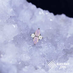 Beam Mini Rose Quartz & Crystal