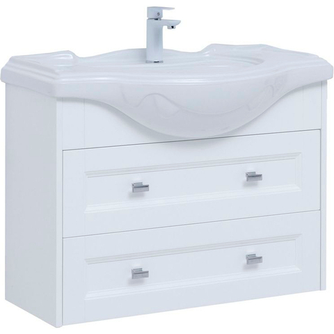 Aquanet 306204 Тумба с раковиной Монте 85 (Yatao) белый матовый (306204)