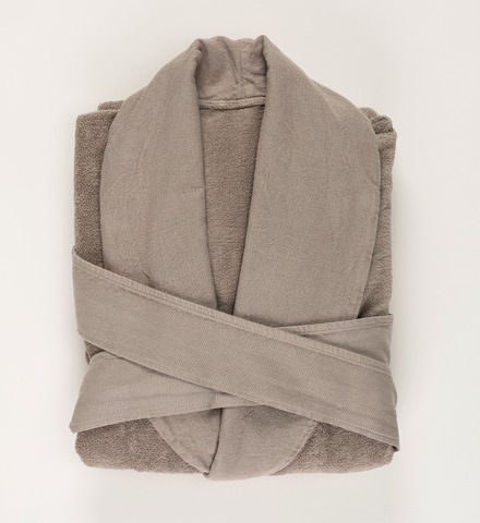 Халат махровый Abyss & Habidecor Амиго серый