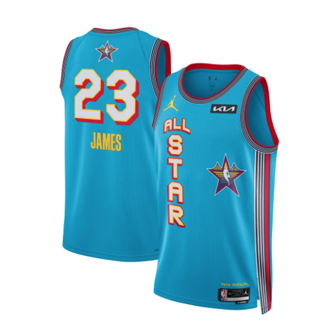 Баскетбольная майка Jordan Swingman NBA 'All-Star LeBron James 23' 