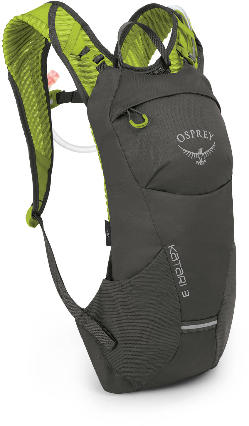 Рюкзаки для бега Рюкзак мультиспортивный Osprey Katari 3 Lime Stone Katari_3_S19_Side_Lime_Stone_web.jpg