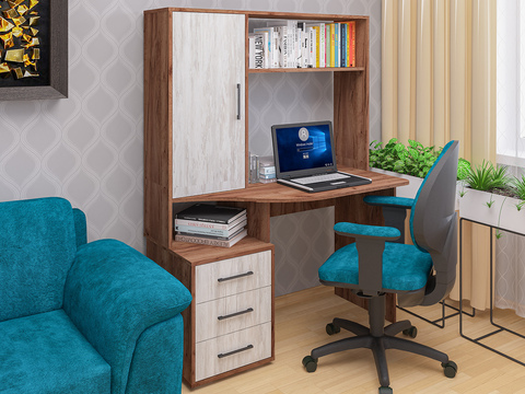 Компьютерный стол СК-55 табак / артвуд