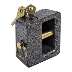 70-0-082 Замок навесной, чугун 3 ключа, 75x40x45, дужка 12мм (РемоКолор)