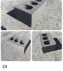 Блок керамзитовый 24х20х40