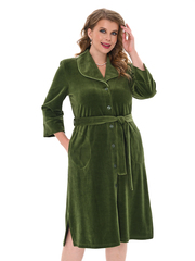 4006 Халат на пуговицах