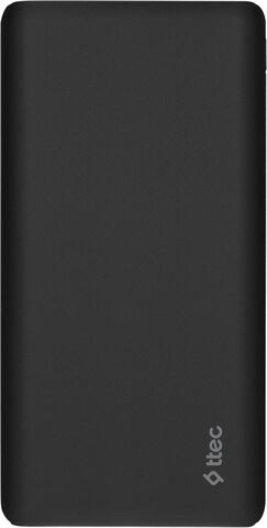 Внешний аккумулятор TTEC PowerSlim S 10000mAh Powerbank (12 in Display Box), черный