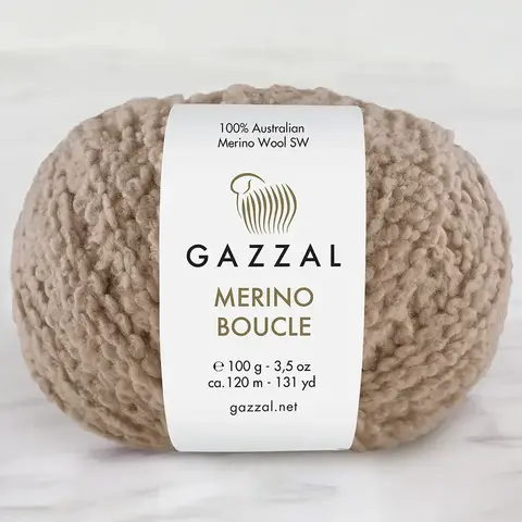 Пряжа Gazzal Merino Boucle 3765