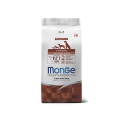 Сухой корм Monge Dog Speciality Line Puppy&Junior для щенков всех пород, из ягненка с рисом и картофелем 2,5 кг