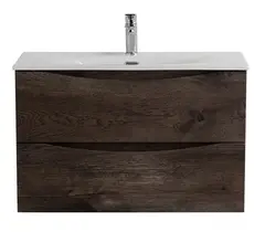 BelBagno MARINO-CER-MINI-800-2C-SO-RNG-P MARINO-CER-MINI База под раковину подвесная с двумя выкатными ящиками, Rovere Nature Grigio, 796x390x500, MARINO-CER-MINI-800-2C-SO-RNG-P фото